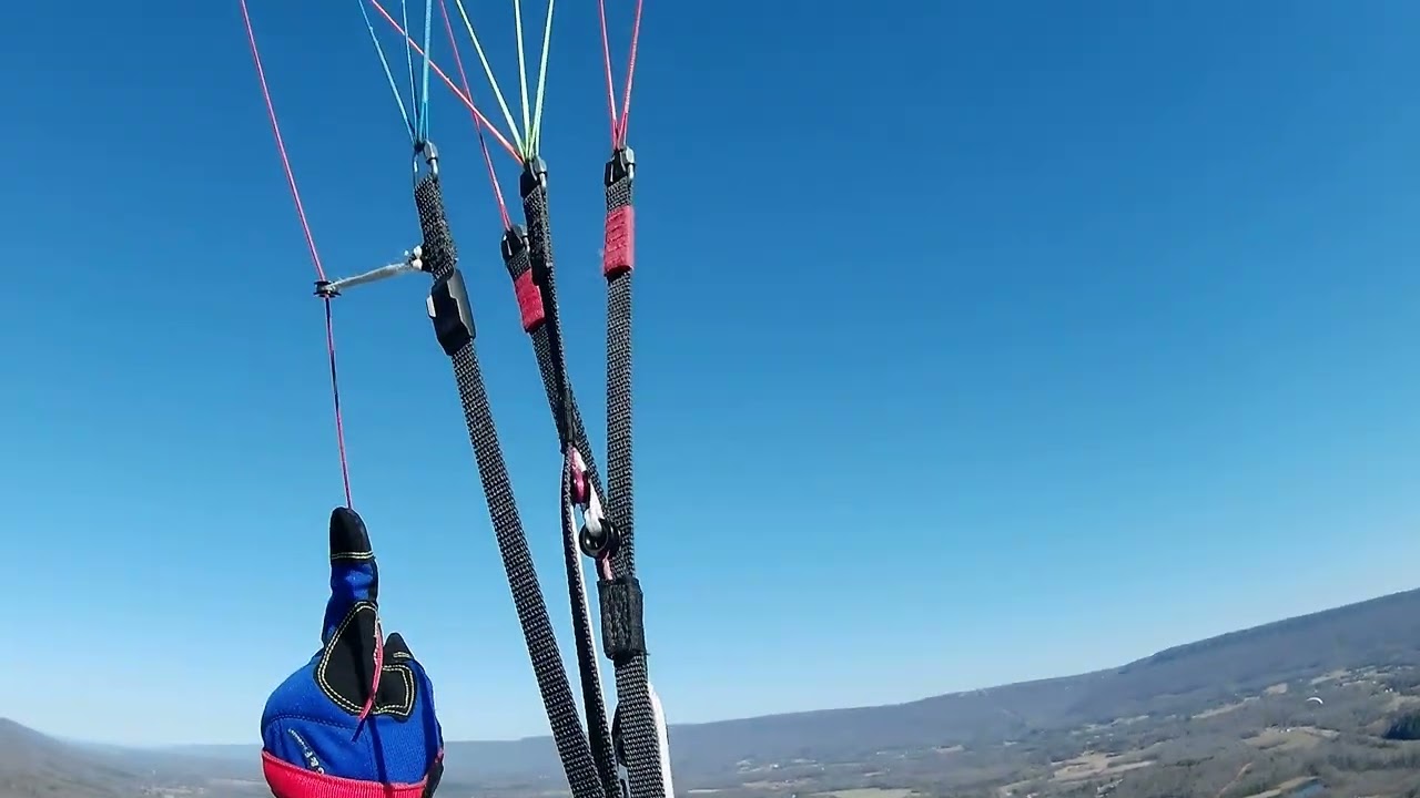 Paragliding - First flight today with the Pod Harness - 13 February 2026 - Whitwell, Tennessee USA