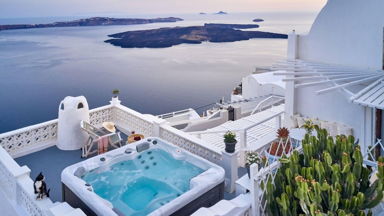 Santorini Mansion at Imerovigli, Greece | Travel With Navya