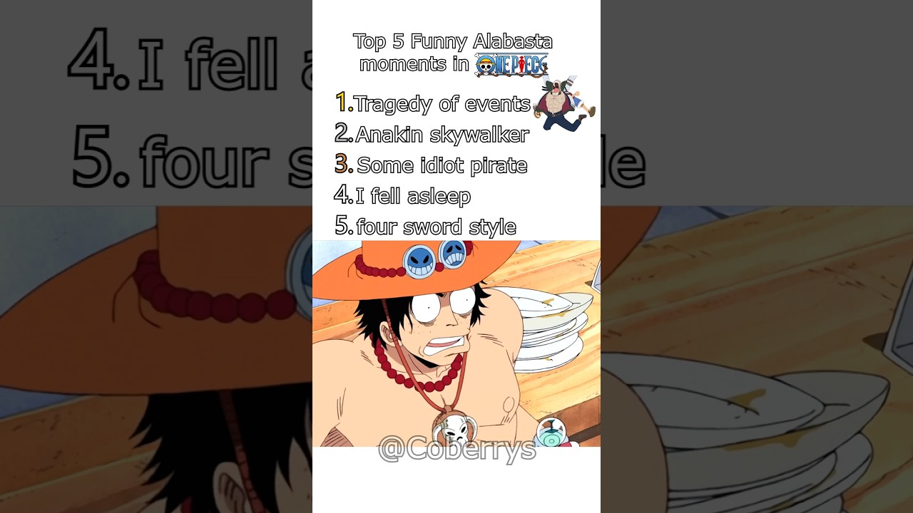 Top 5 FUNNIEST Alabasta moments in One Piece 😂