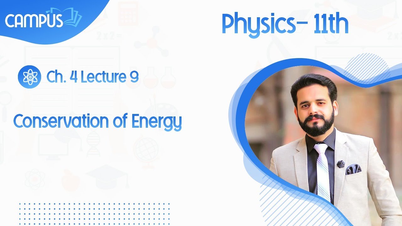 11th Physics Live Lecture 9 Ch. 4 Conservation of Energy