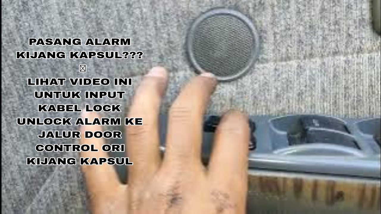 WARNA KABEL CENTRAL LOCK ORI KAPSUL UNTUK MENGHUBUNGKAN ALARM UNIVERSAL