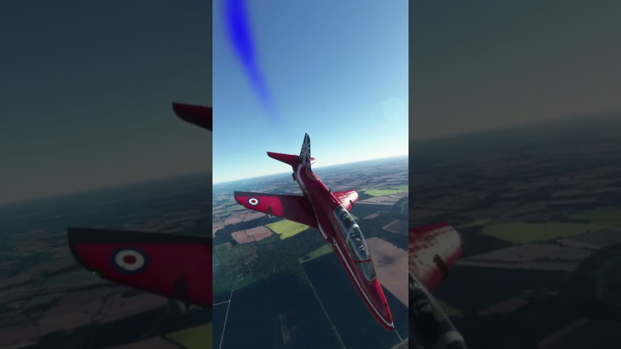 RAF Red Arrows Display Team Hawk T1 Jet Aerobatics #aviation #youtube #shorts
