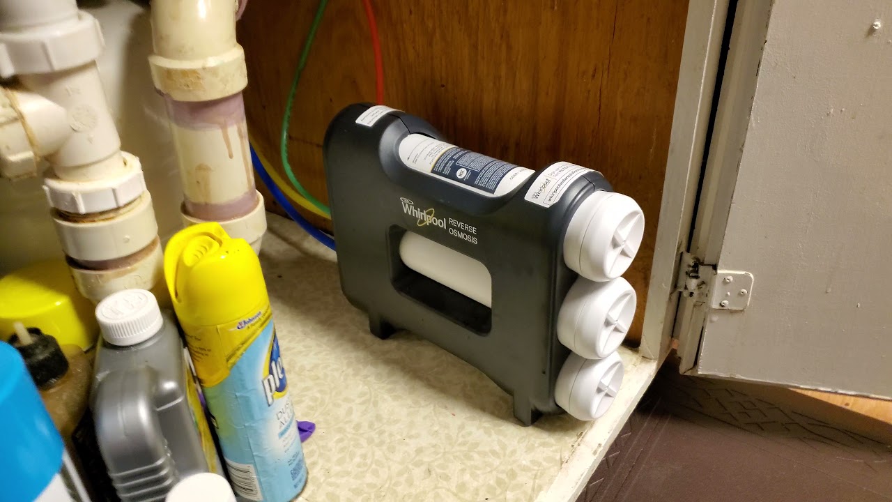 Replace all 3 Whirlpool Reverse Osmosis Ultraease Filters