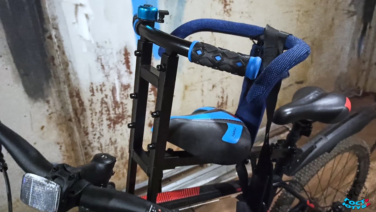 Велокресло ВЕЛОГРУЗ. Комплектация, сборка, обкатка. Bicycle seat. Completion, assembly, running-in.