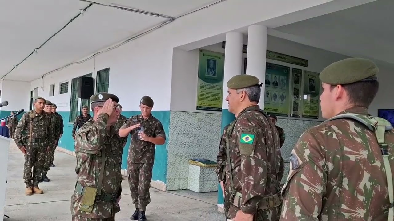 AQUI FORMATURA do Estágio Básico do COMBATENTE DE CAATINGA no 23.BC  