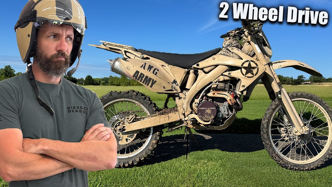 I Bought the Secret Govt 2 Wheel Drive Motorcycle (Spec ops)