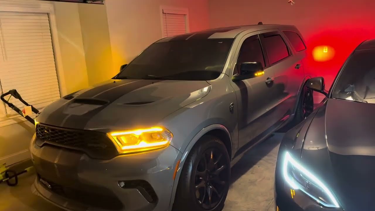 Ripping it in TUNED STRAIGHT PIPED HELLCAT DURANGO! 🚀 🔥 