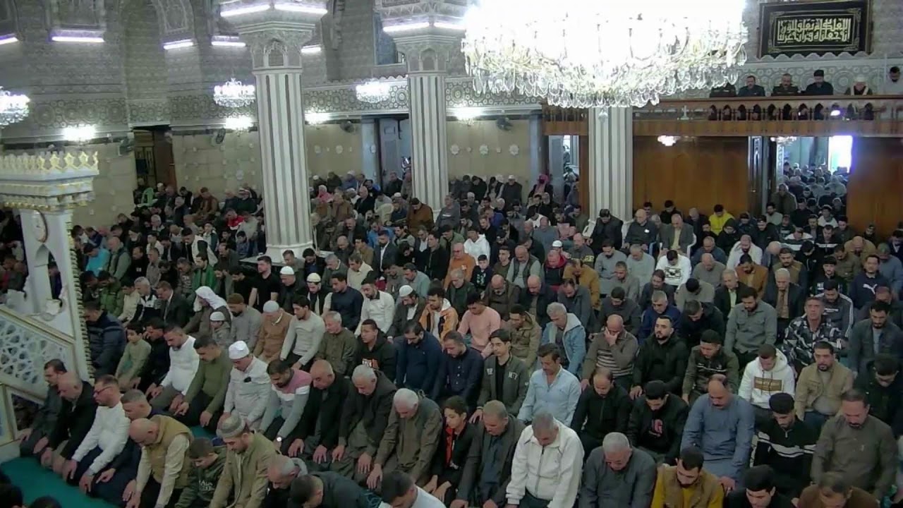 مباشر| خطبة وصلاة الجمعة من الحضرة الحنفية
