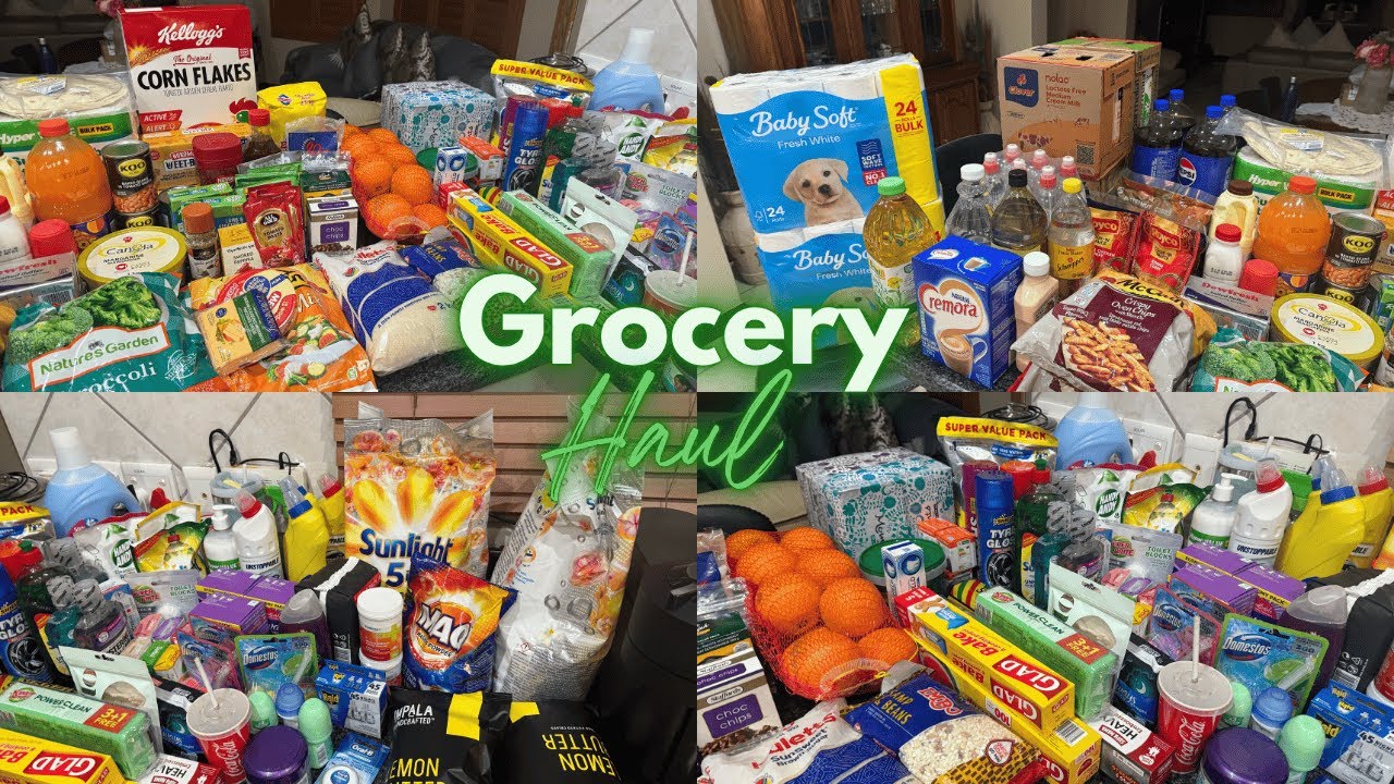 BIG Monthly Grocery Haul From Checkers ♡ Nicole Khumalo ♡ South African Youtuber