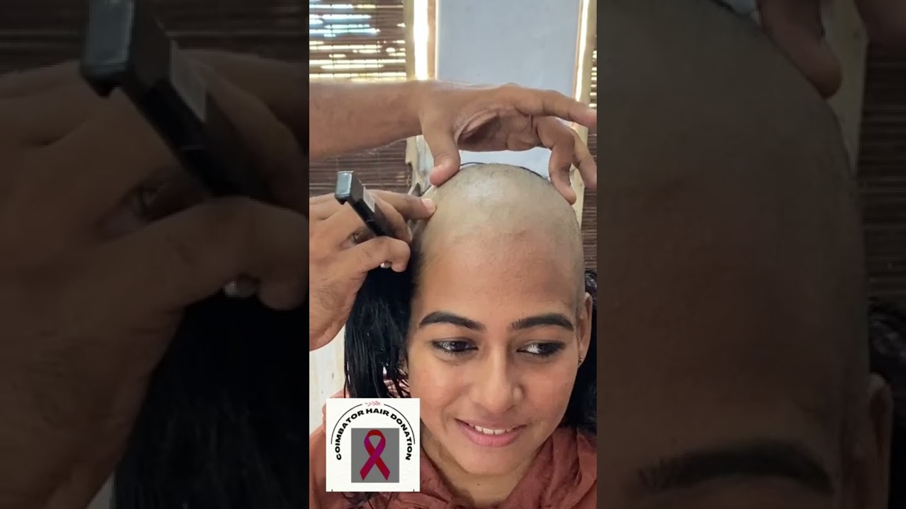 Full hair donation @coimbatorehairdonation #hairdonation
