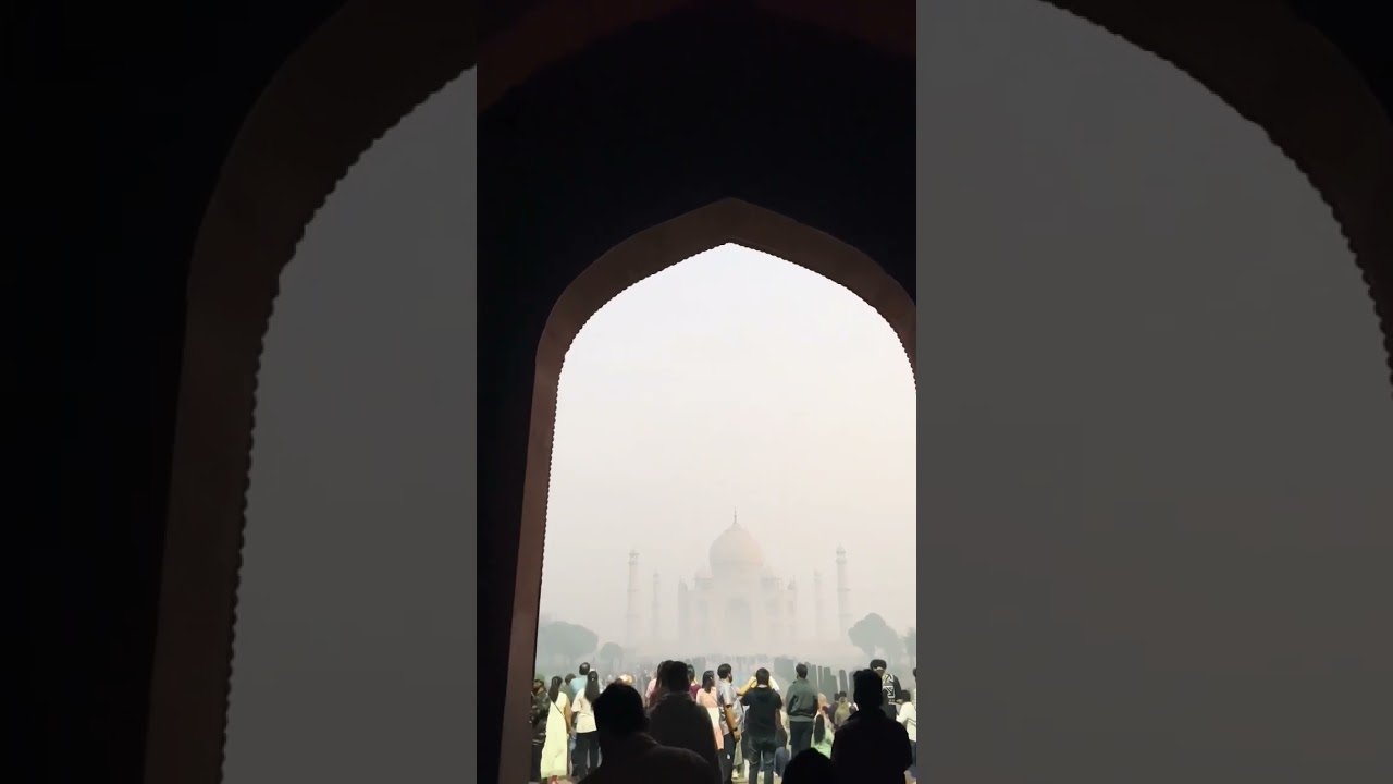 Winter Season Taj Mahal 🏔️❄️☃️