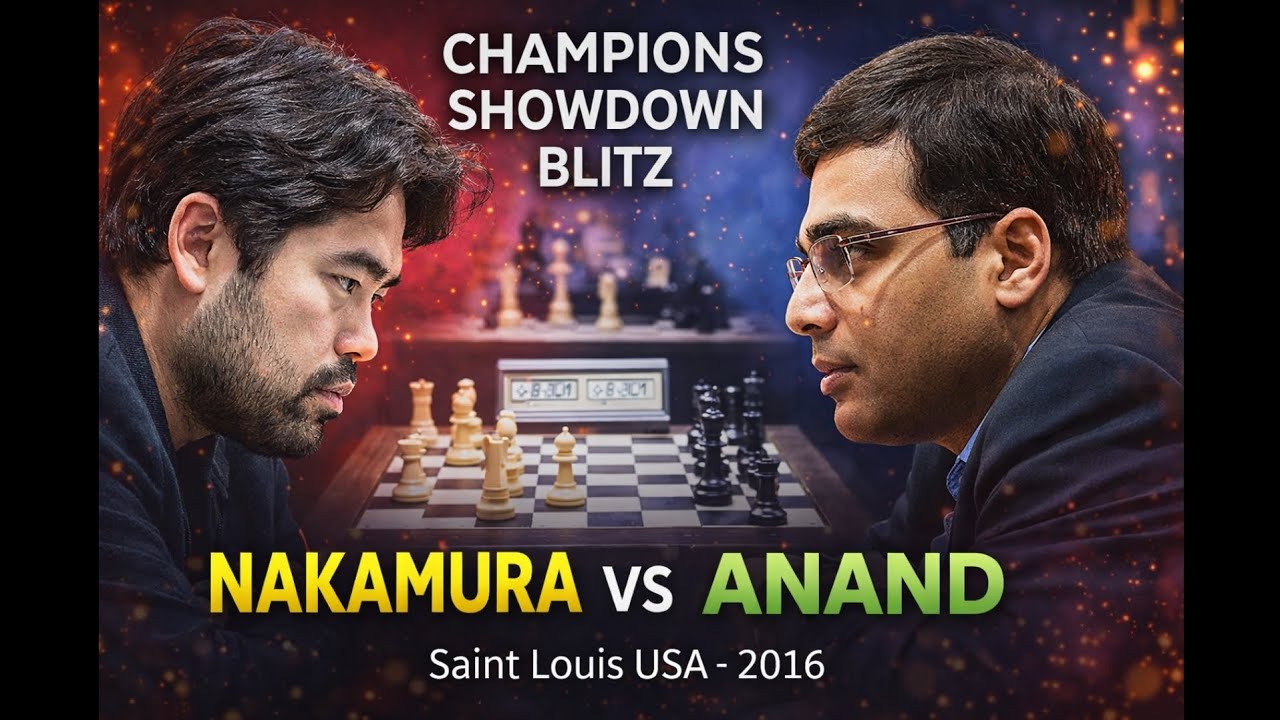 Champions Showdown Blitz 2016 | Nakamura vs Anand