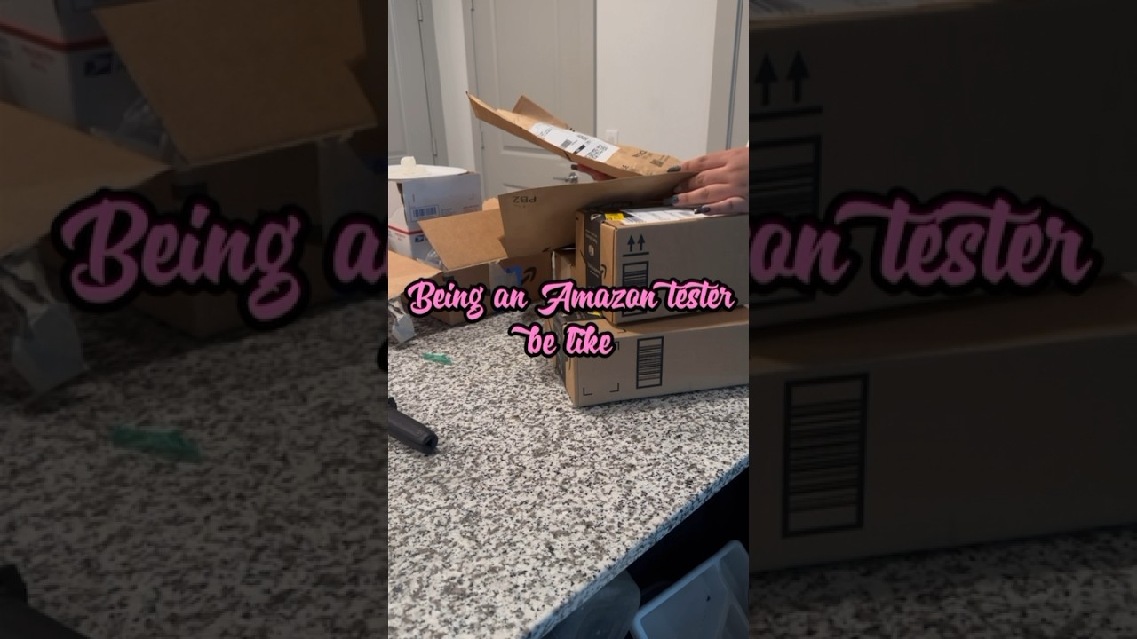 Being an Amazon Product Reviewer 🫶🏻 #amazon #amazonreviewer #unboxing #haul #freestuff #asmr