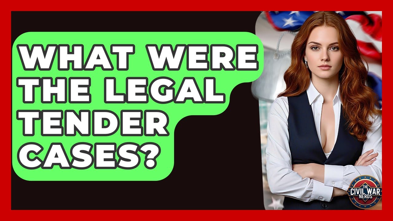 What Were The Legal Tender Cases? - The Civil War Nerds