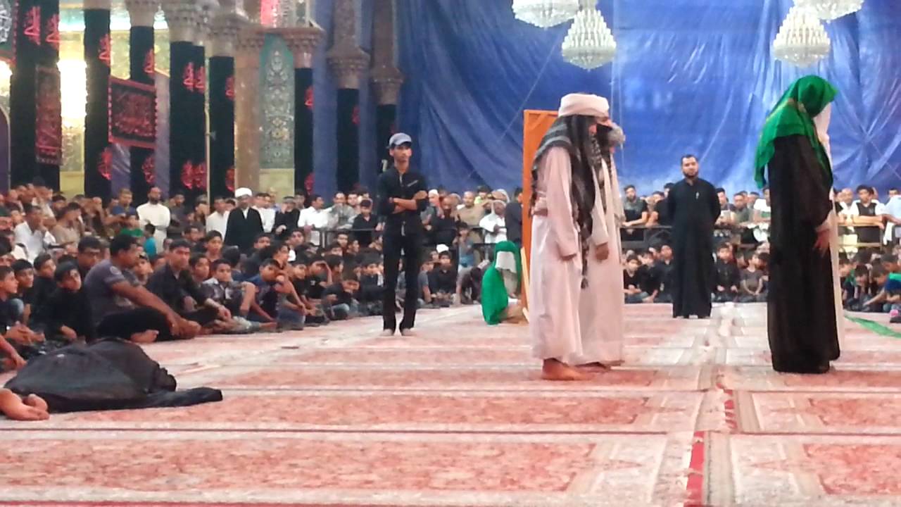 مسرحية عن استشهاد الامام علي (فعاليات المدرسة الحسنية)