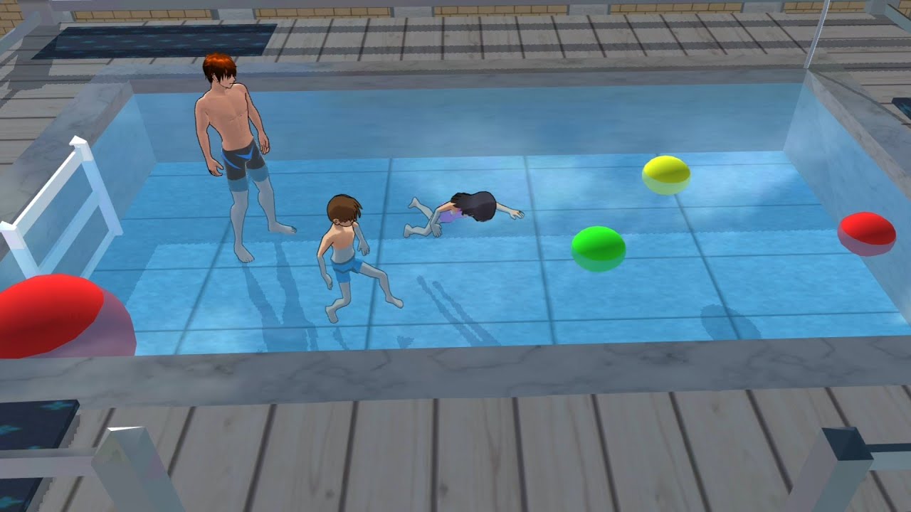 TUTORIAL To Swim + Making Of Swimming Pool  | SAKURA SCHOOL SIMULATOR |