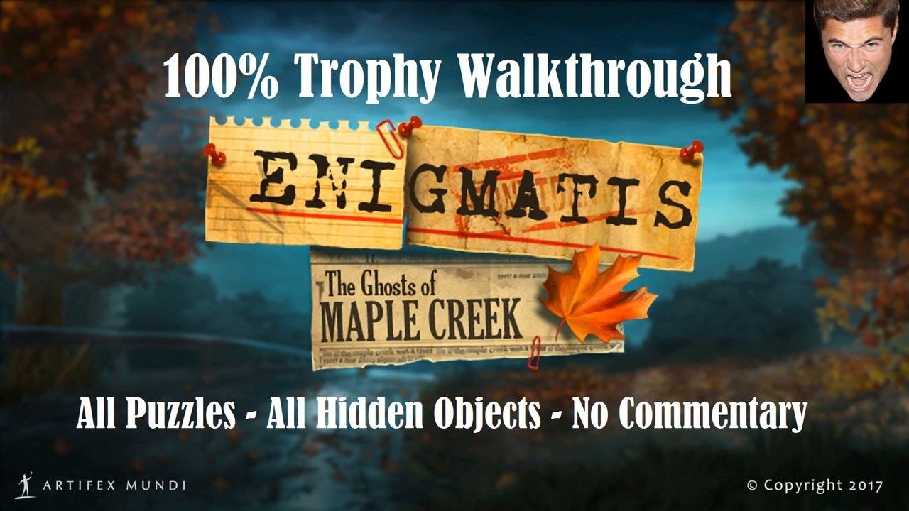 ENIGMATIS: THE GHOSTS OF MAPLE CREEK - 100% Walkthrough (Platin Trophäe / Erfolg Guide)
