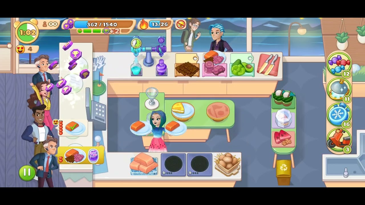 #cookingdiary : #Infinity #Level 83 at Golfer's Lunch (Curse of the Ball)with Dynamite🤩 #cookinggame