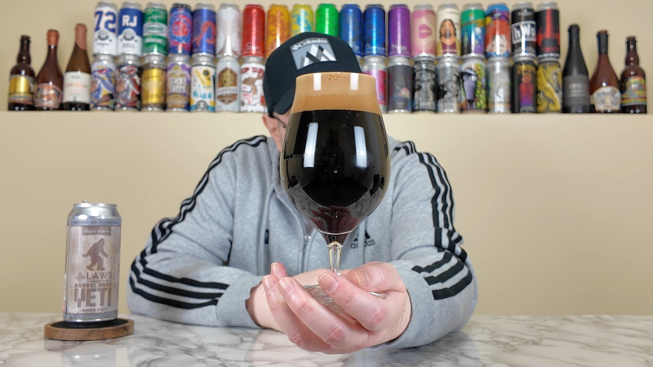 Laws Whiskey Barrel-Aged Yeti (2024) | Great Divide Brewing Company | Beer Review | #2800
