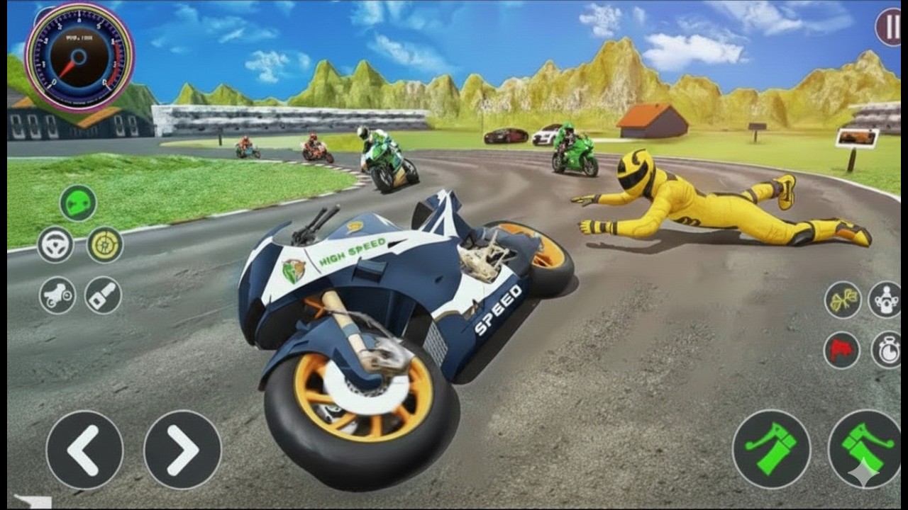 GT Bike Racing 🔥 High Speed Bike Gameplay | Realistic Racing & Dangerous Overtake 😱