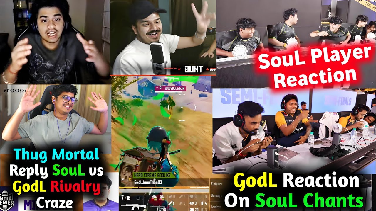 SouL Vs GodL Epic Fight - Thug Mortal Rega Reaction🚀 Goblin Vs Jonathan Crazy 1v1😀 SouL Chicken🚀