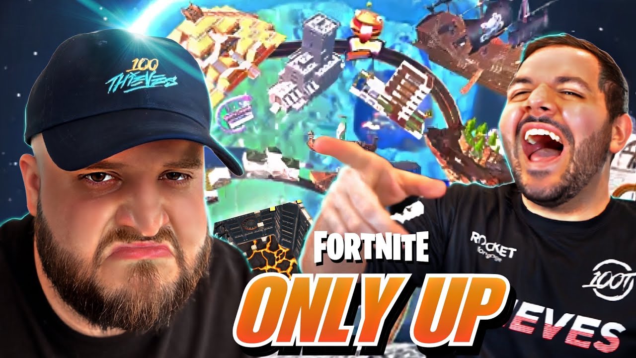 Fortnite Only Up But I Rage So Hard CouRageJD Unfriends Me