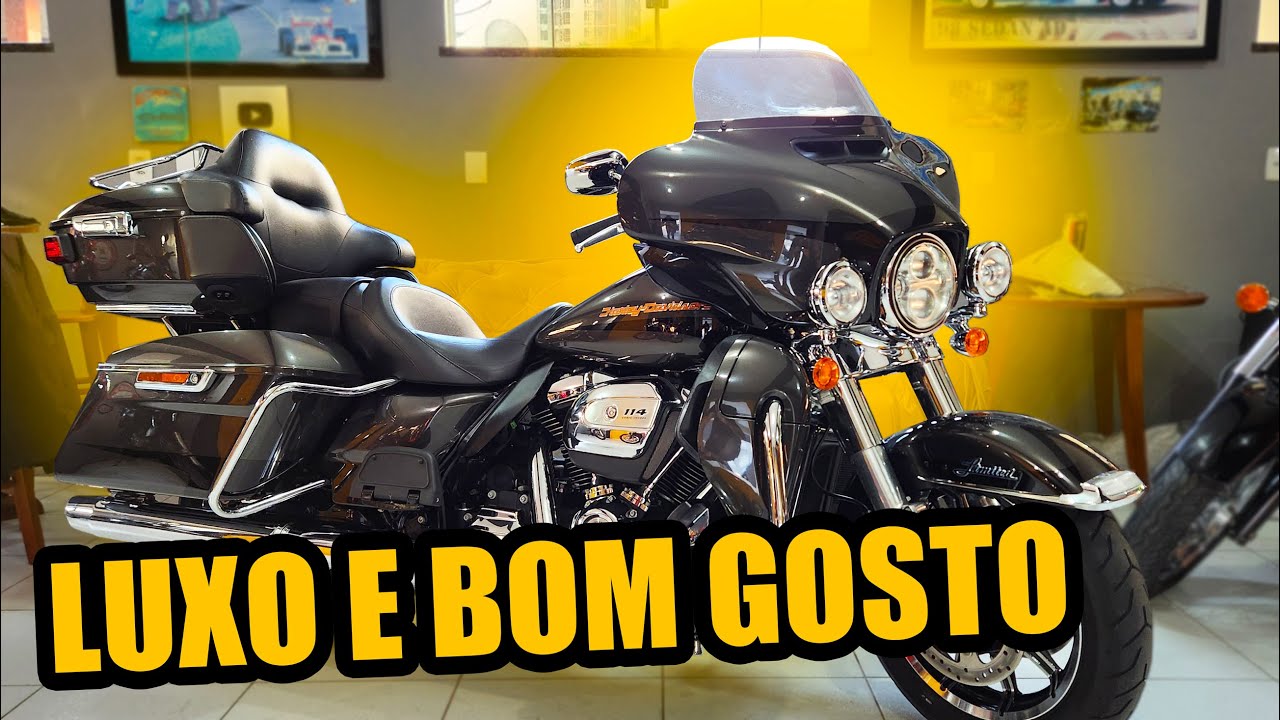 A MOTO MAIS LUXUOSA E CONFORTÁVEL QUE JÁ PILOTEI *HARLEY DAVIDSON ULTRA LIMITED 114*
