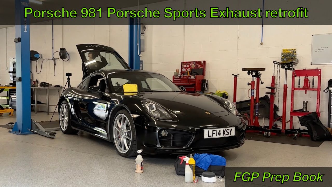 Porsche 981: модернизация спортивной выхлопной системы Porsche — книга подготовки FGP EP56