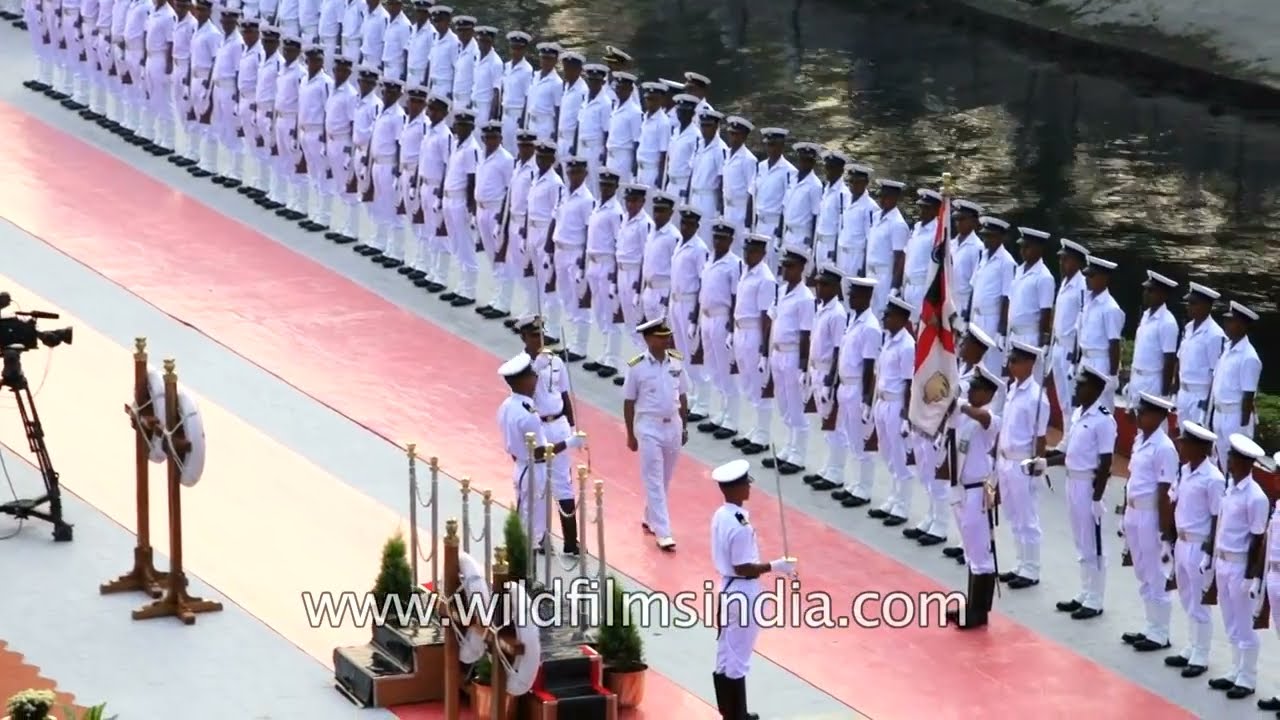 Indian Navy guard of honour - Proud India reflects on 75th Independence Day