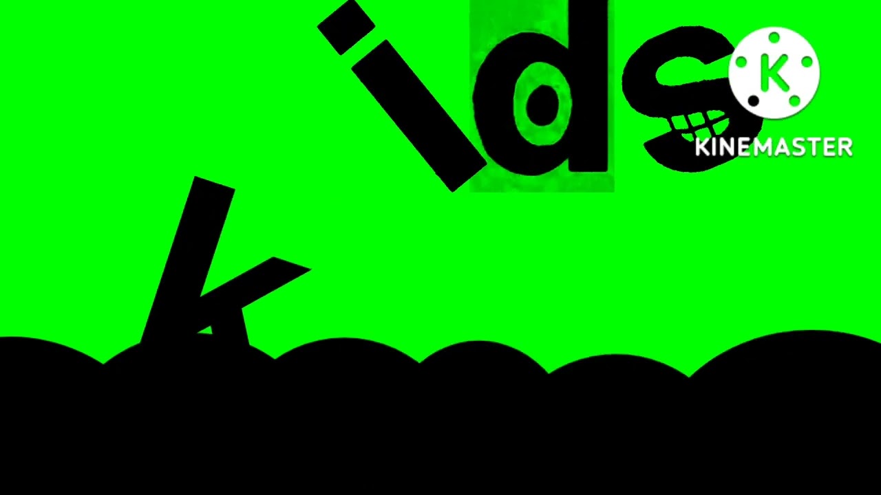 tvokids letters watching cinema green screen