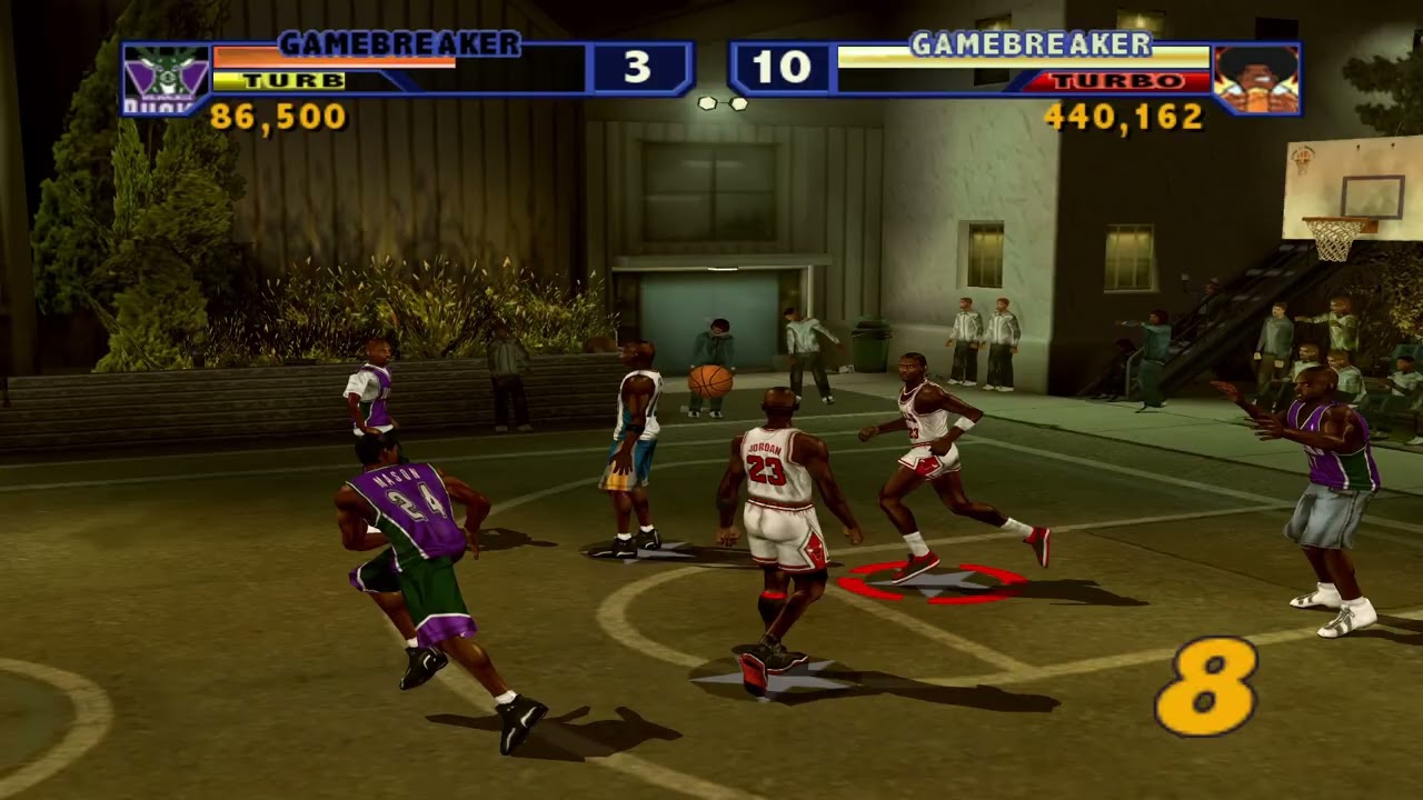 3 MICHAEL JORDANS vs. The Bucks - NBA Street Vol 2 (HD)