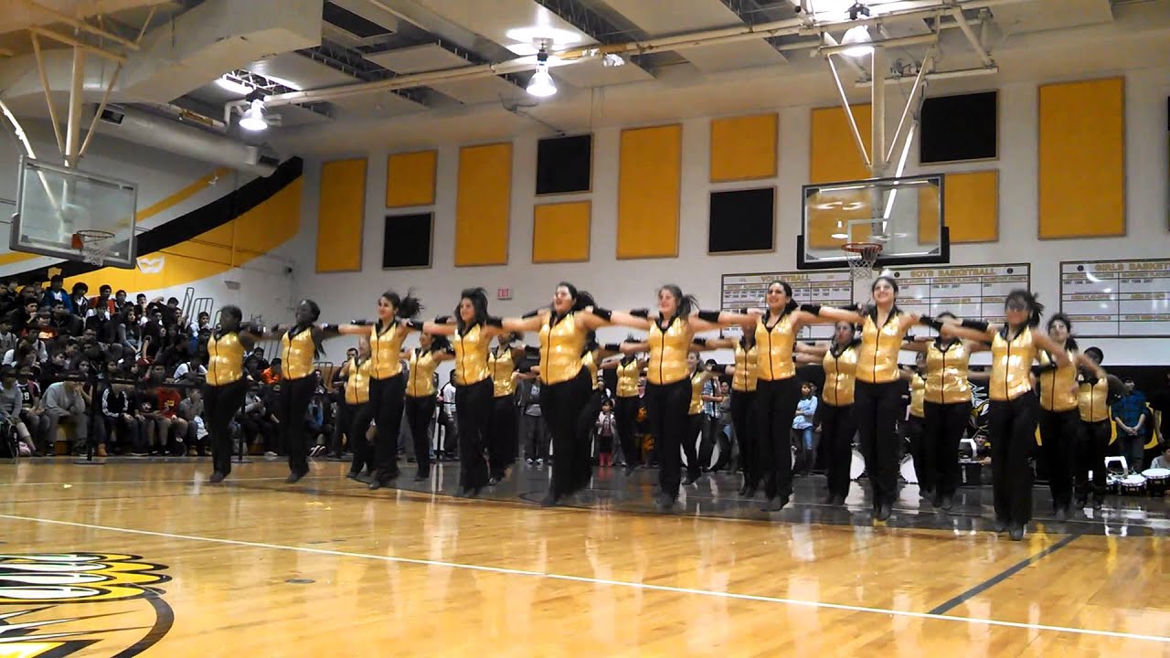 Spring Woods High School Tigerettes Kick Routine Country Gold