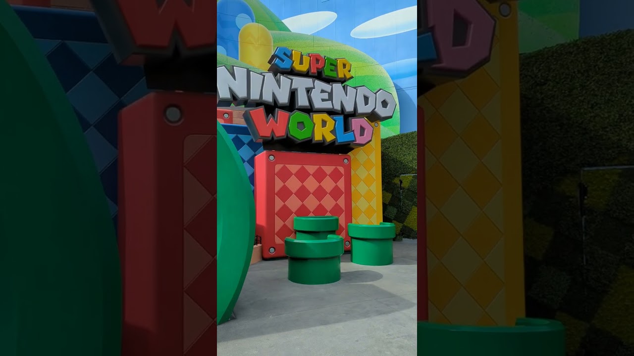 Super Nintendo World &mdash; Checking Out The Entrance