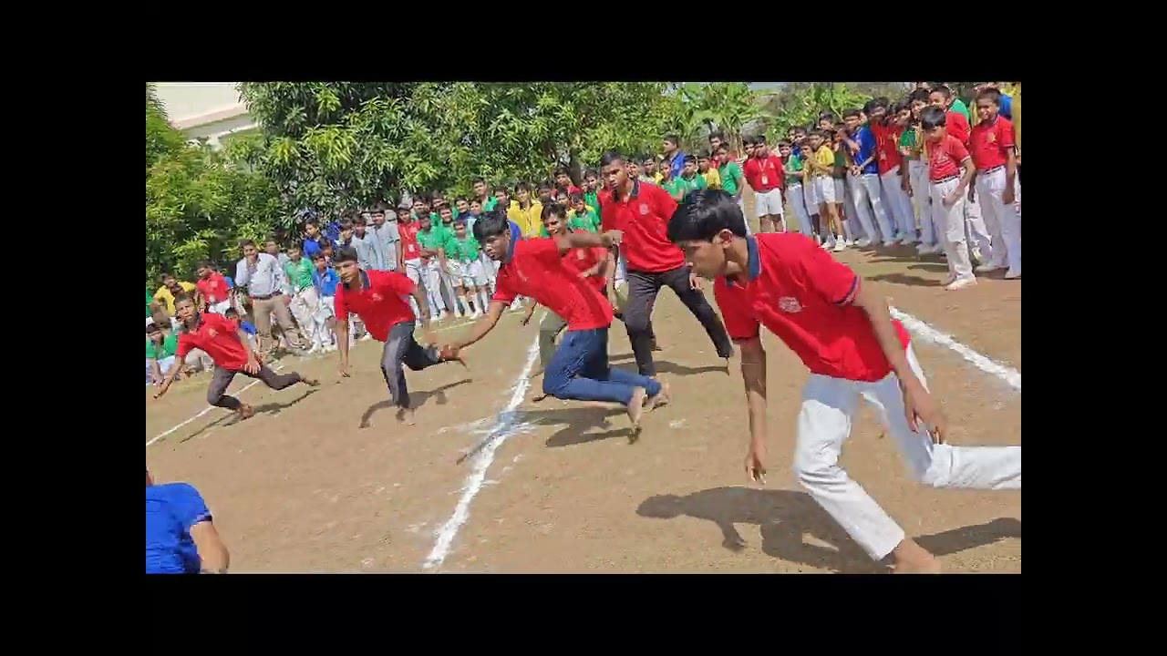 1st Kabbadi match || RED HOUSE vs BLUE HOUSE ☀️