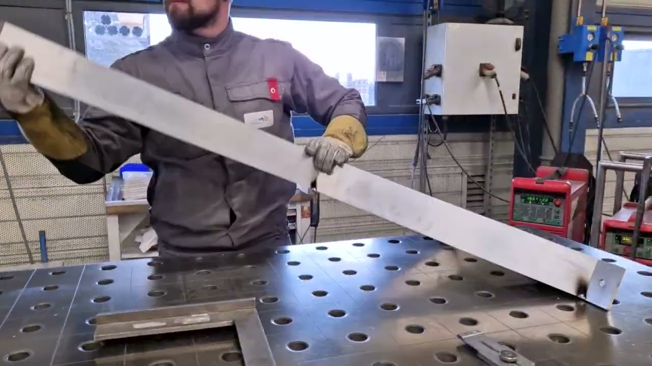 Soudure robotisée de profilés aluminium | SA2M