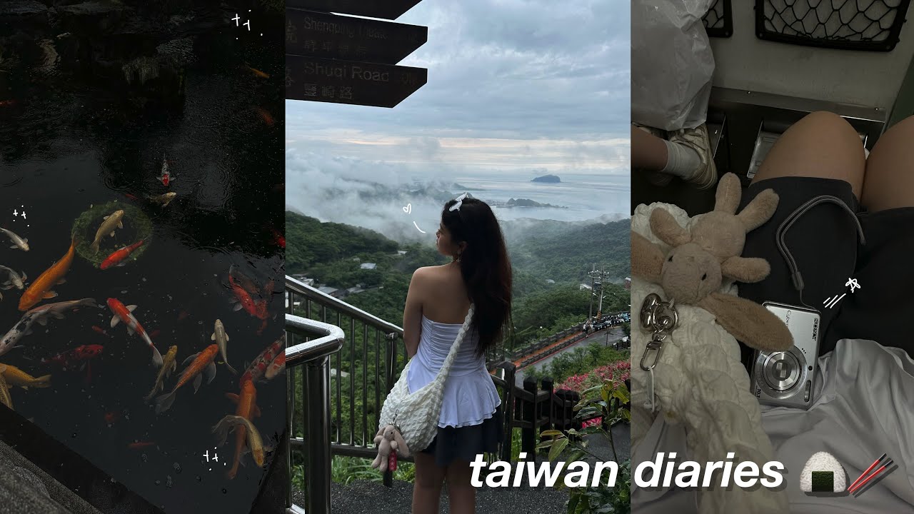 taiwan diaries (must visits) 🍙🥢 | jiufen, yummy eats, cute cafes, nightmarkets, exploring, etc.