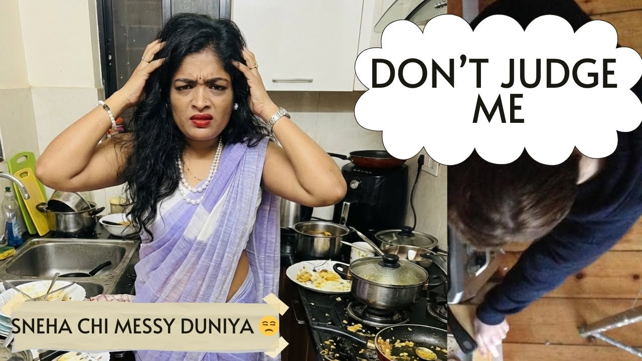 KITCHEN CHAOS! 😱 Making Kothimbir Vadi when everything is misplaced!