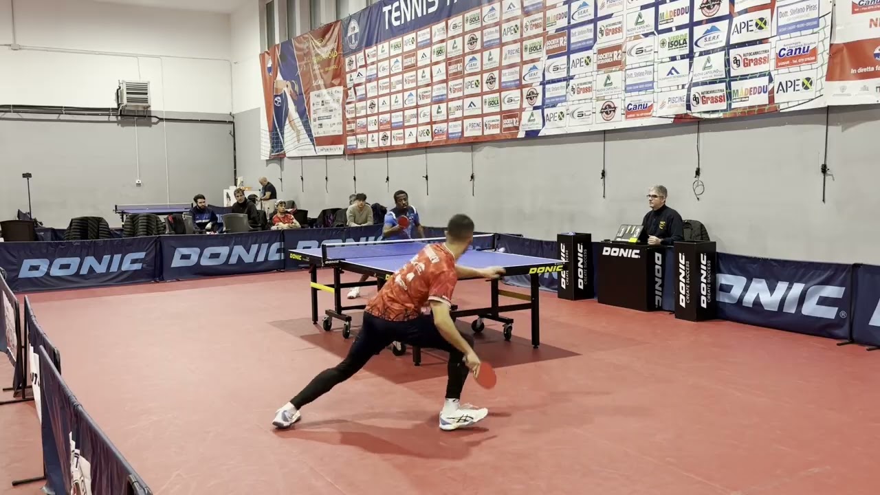 Ashimiyu Ganiyu - Vassilev Petar | Tennistavolo Sassari - Santa Tecla Nulvi | Serie B2 Gir. H