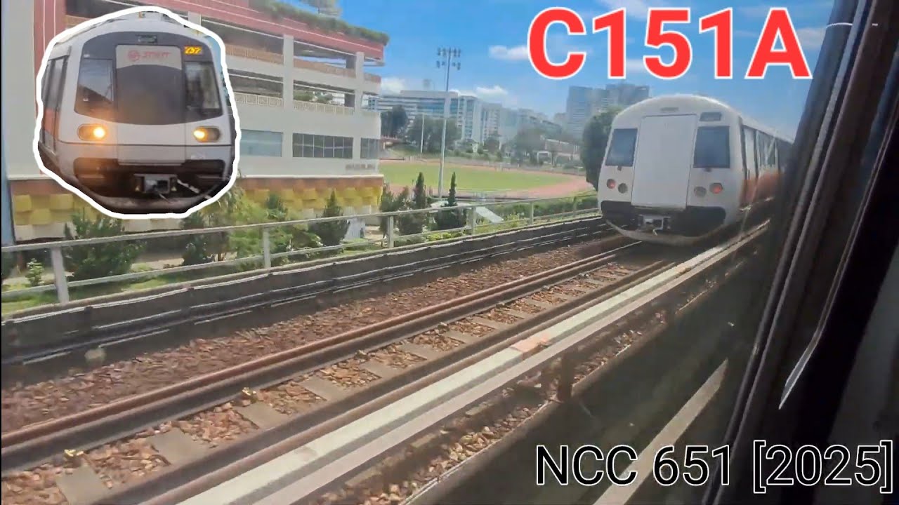 North South Line - C151A [551/552] Ride From Admiralty To Marsiling