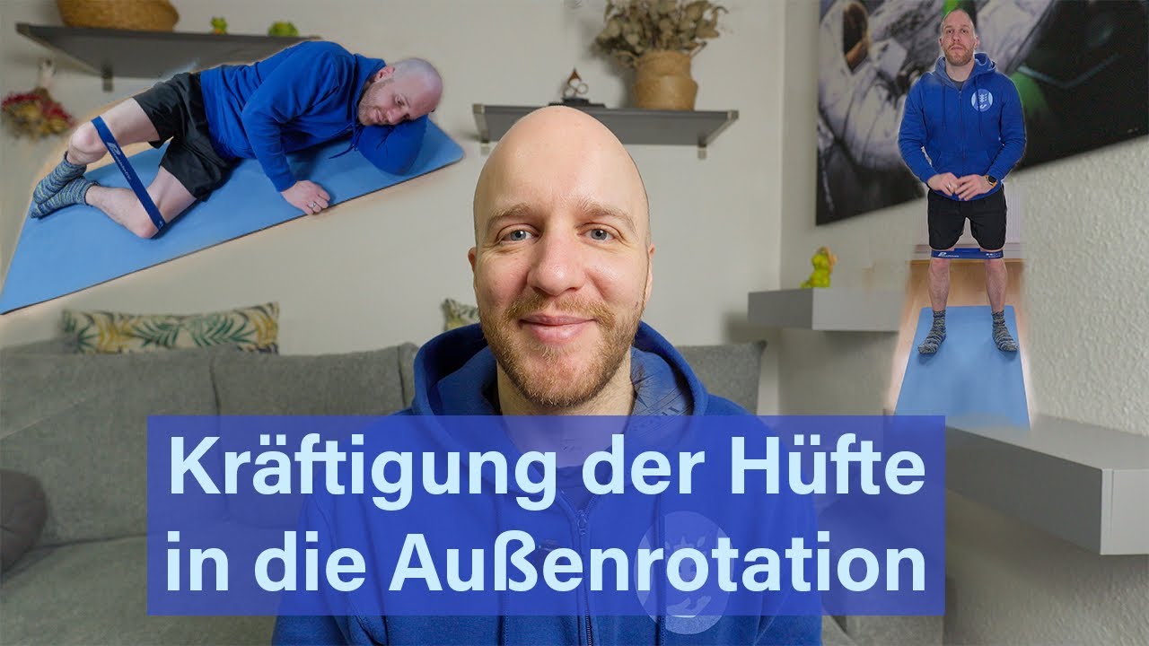 2 Übungen zur Kräftigung der Außenrotatoren der Hüfte für Zuhause