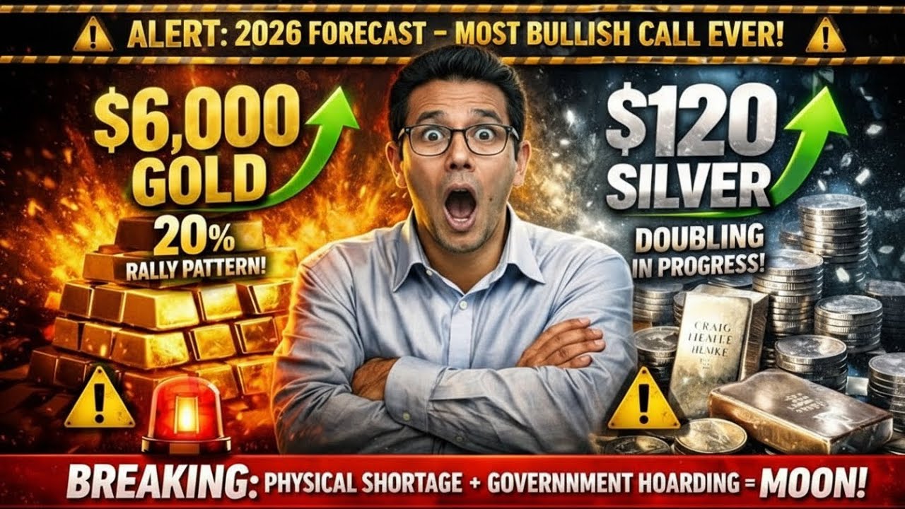 $120 Silver, $6000 Gold During 2026 | Craig Hemke