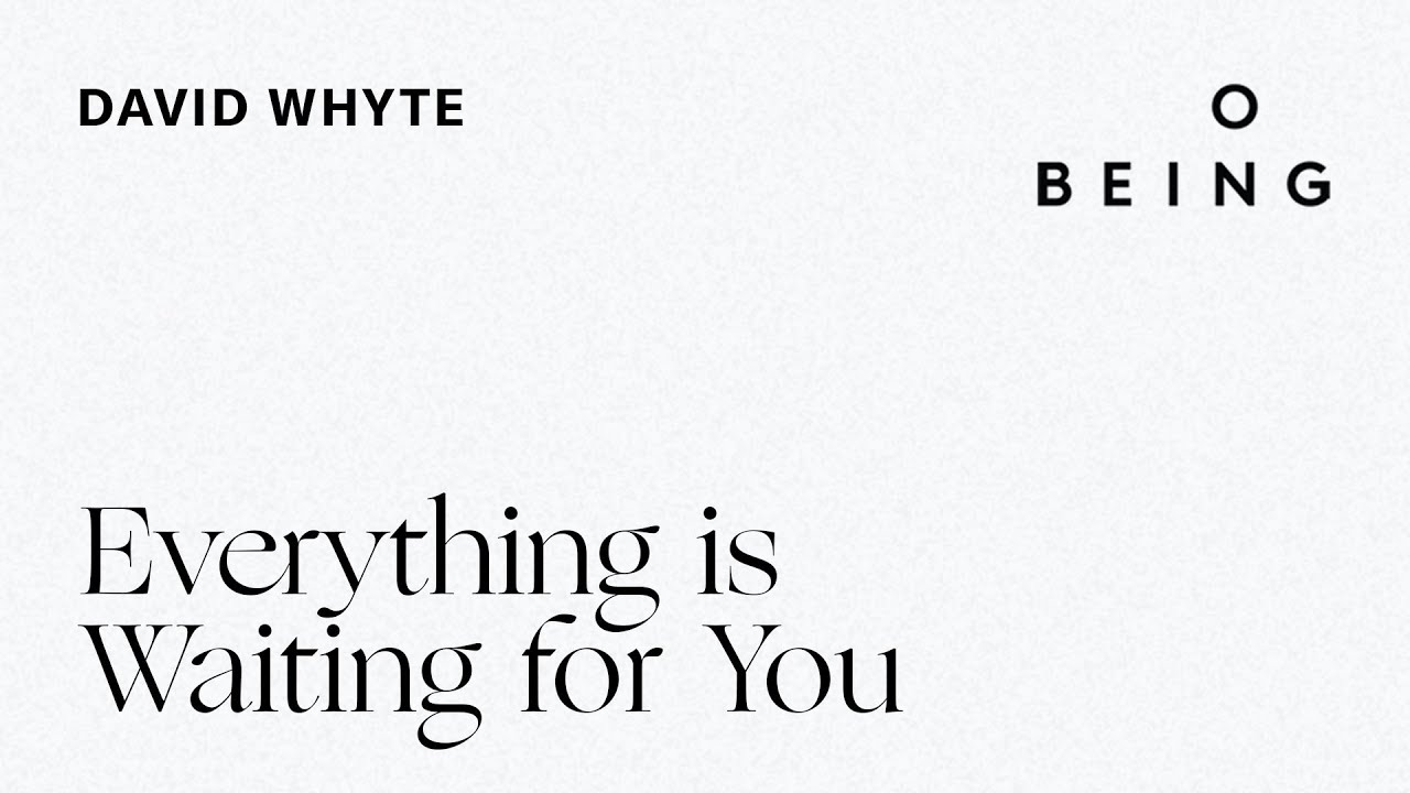 “Everything Is Waiting for You” — written and read by David Whyte