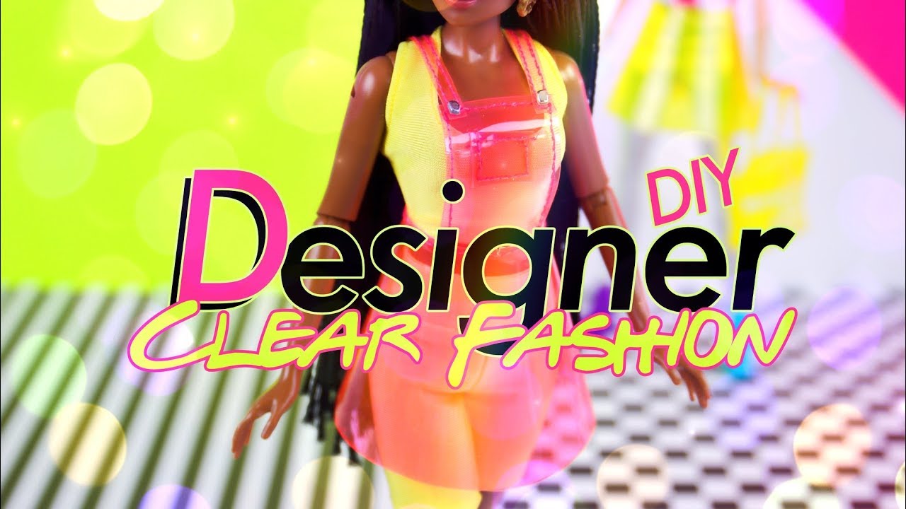 DIY - How to Make: Designer Clear Fashion using Back to School Supplies PLUS IRL