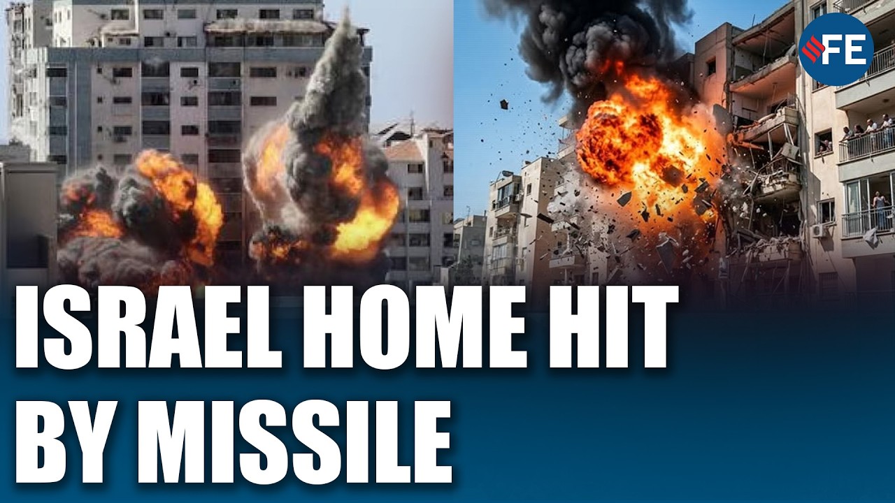 Iranian Missile Shrapnel Damages Home in Israel | Shocking Aftermath