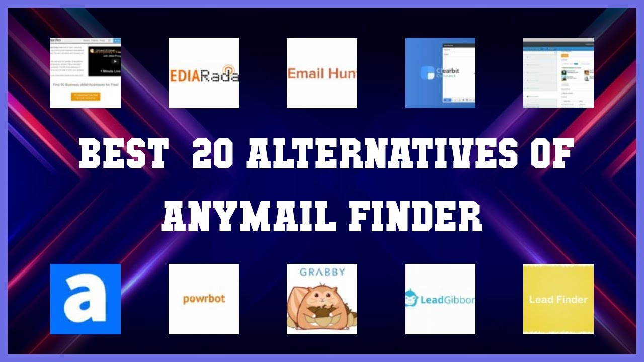 Anymail Finder | Top 20 Alternatives of Anymail Finder
