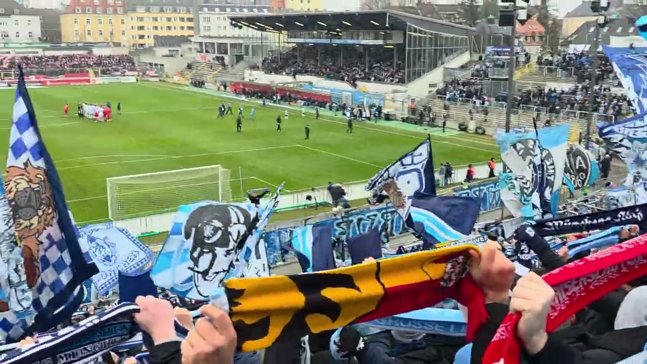 TSV 1860 München gg. RW Essen, 17.01.2025, zum Anpfiff 