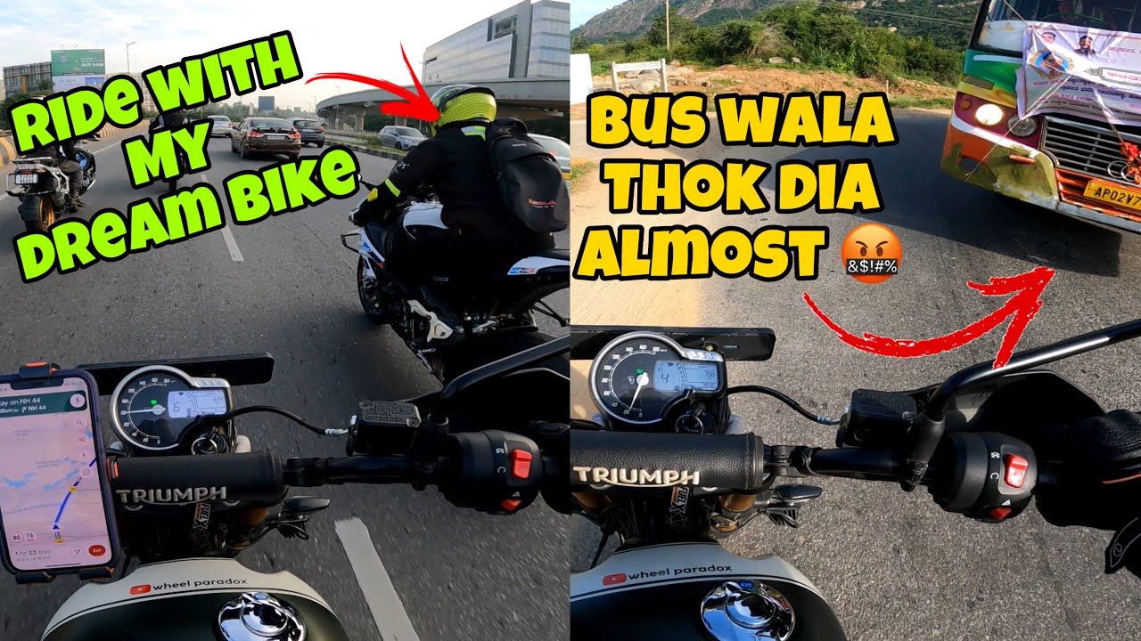 Bus wala thok hi dia tha 🤬 | Aapni dream bike k sath sunday ride 🏍️🤩