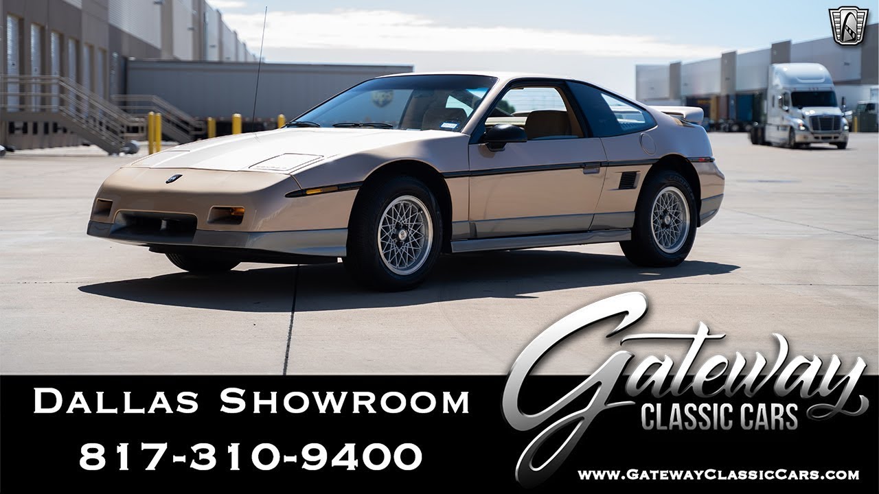 1987 Pontiac Fiero GT *Concourse* - Gateway Classic Cars of Dallas #1007