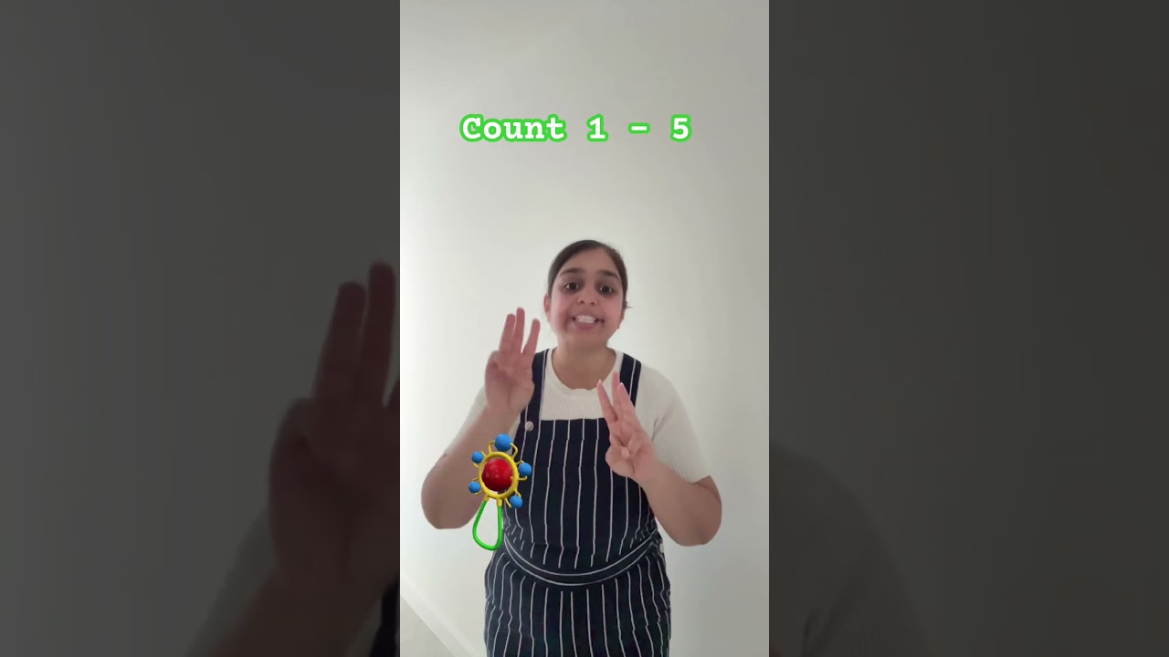Count 1 to 5 | Finger Rhyme for Kids | Learn Numbers with Actions | Fun Counting Song 👆👏