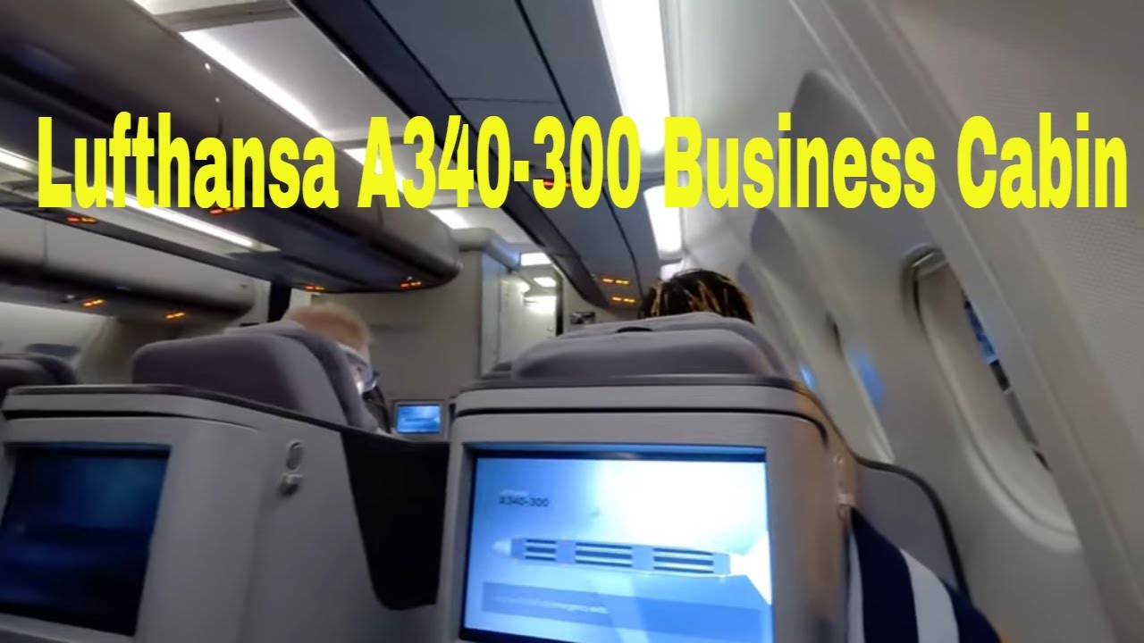 Lufthansa Airbus A340-300 Business Class  Flight Nnamdi Azikiwe Abuja to Frankfurt Am Main